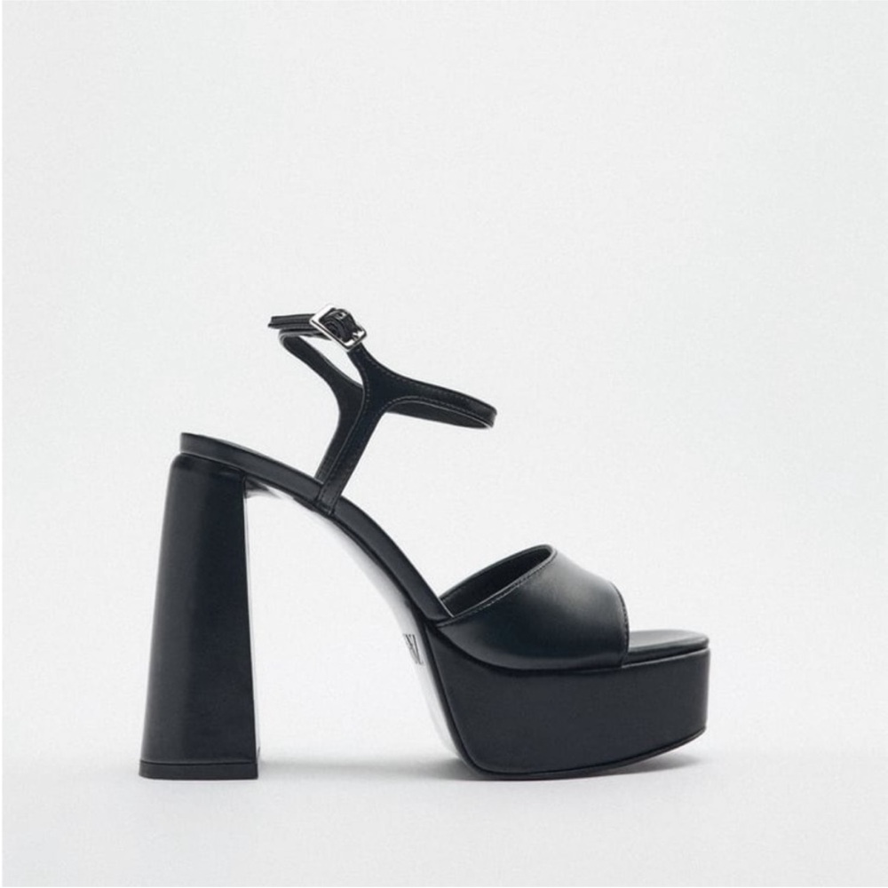 Elegant Black Platform Heels